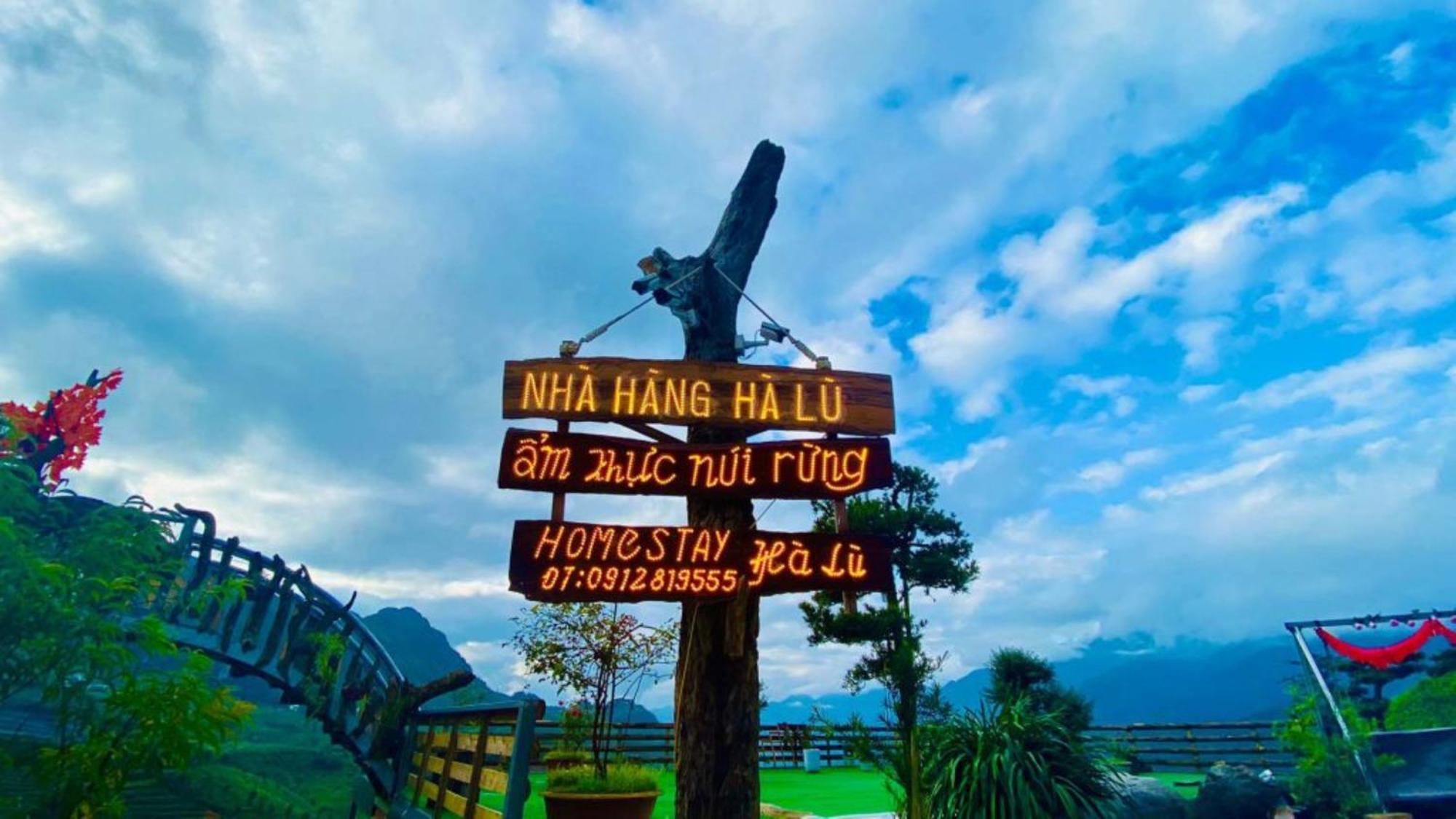 Ha Lu Homestay Lao Cai Exterior foto